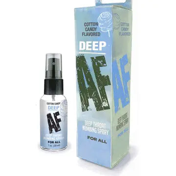 Deep AF Numbing Throat Spray - Cotton Candy 1oz