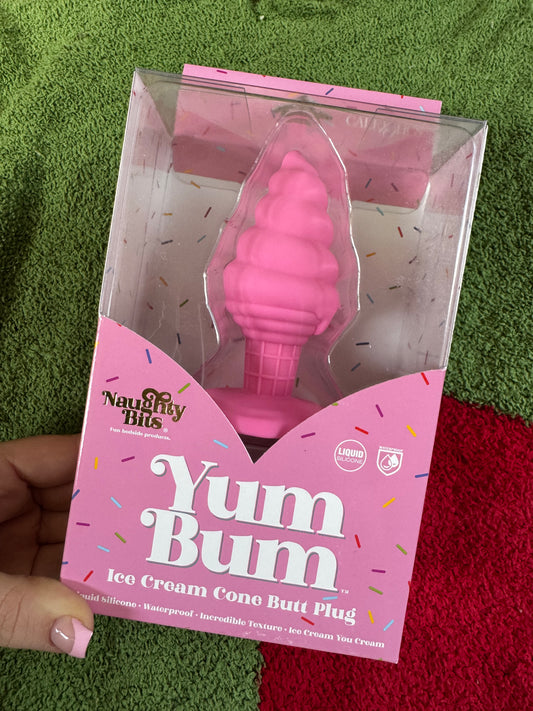 Naughty Bits Yum Bum Ice Cream Cone Butt Plug