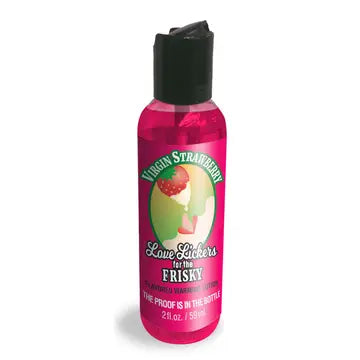 Love Lickers Warming & Lickable Massage Oil- Strawberry 2oz